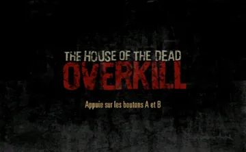 The House of The Dead- Overkill screen shot title